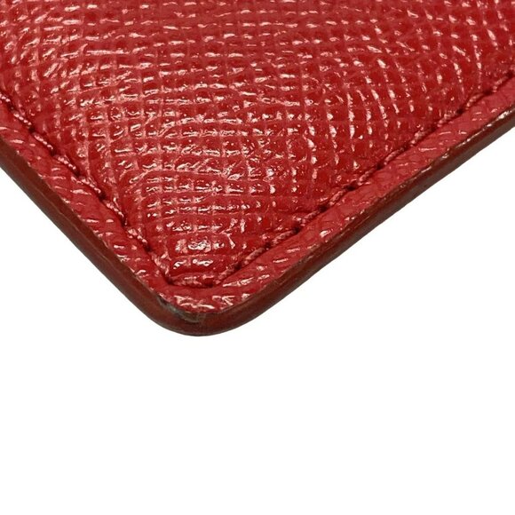 Auth COACH - F12186 Red Leather Coin Case - Picture 12 of 12